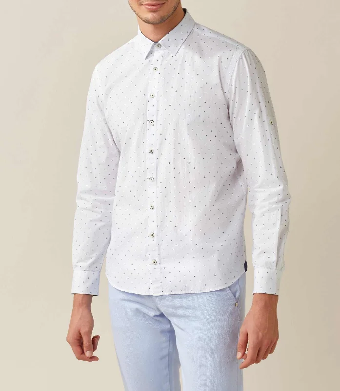 Chemise casual blanche "Tenuto"