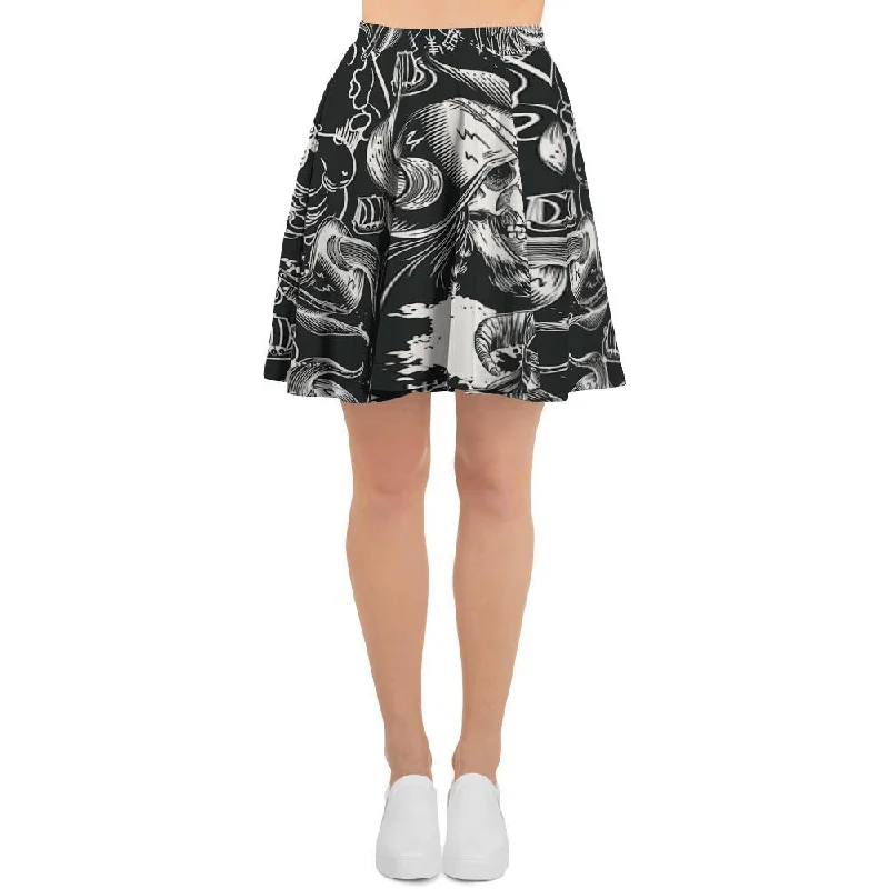 Viking Skull Women's Skirt