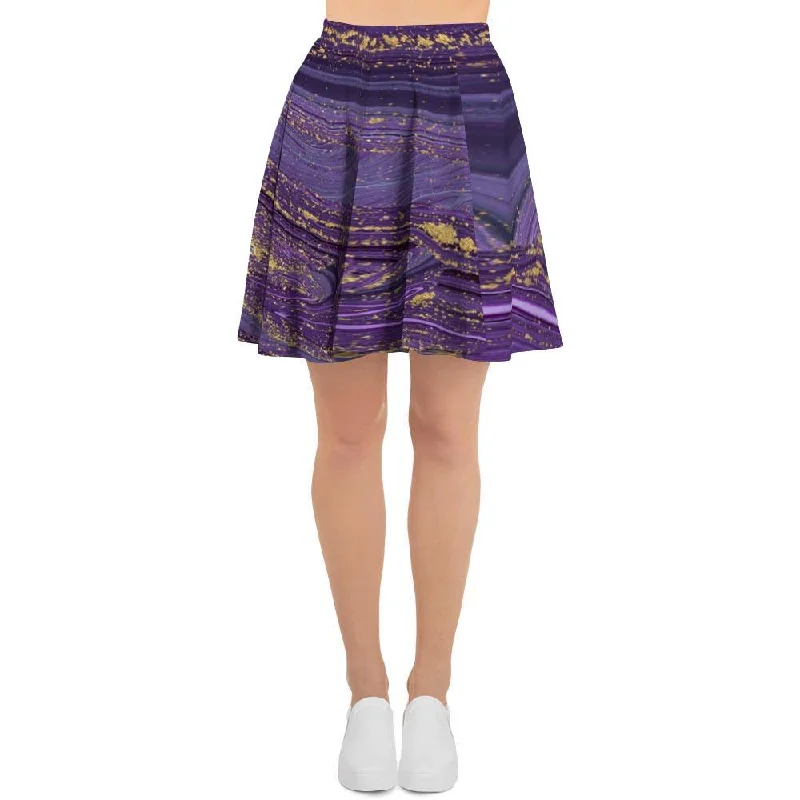 Violet Marble Women's Skirt