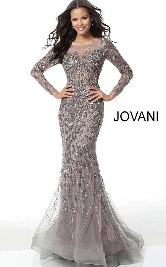 Jovani 58110 Long Prom Fitted Dress