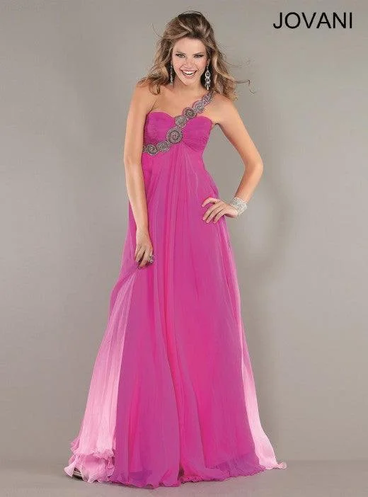 Jovani 159204 Prom Long One Shoulder Formal Dress