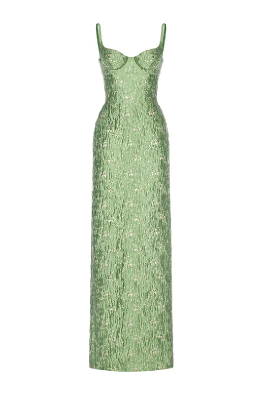 BROCADE BAMBOO DRESS