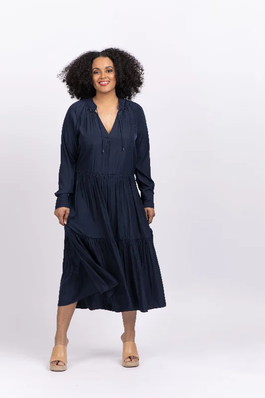 Brochu Walker The Alana Dress Navy