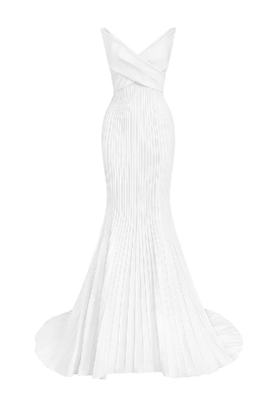 EMMA SIMPLY WHITE MERMAID GOWN