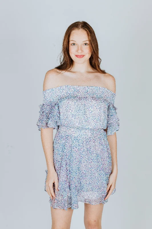 Gilner Farrar Off the Shoulder Dress