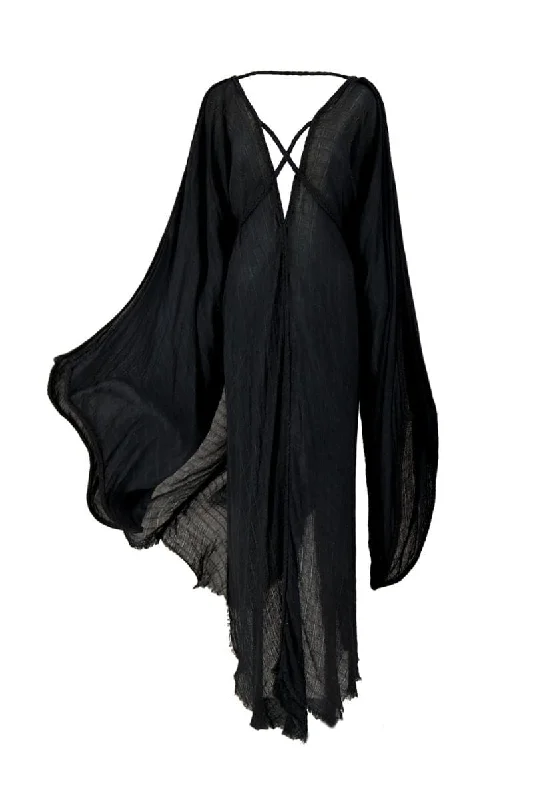 HELIA KAFTAN IN MIDNIGHT