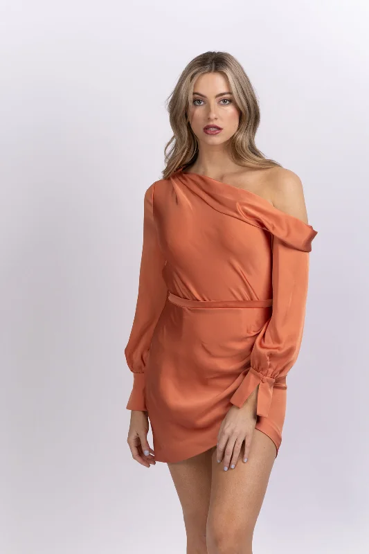 Simkhai Cameron Dress in Coral