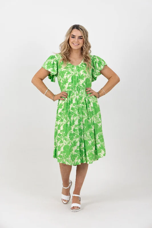 Monterey Dress Green Palm