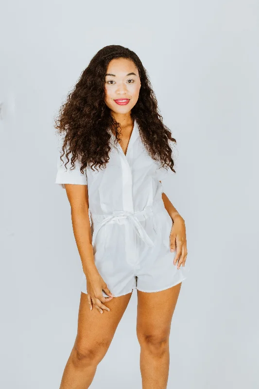 Rag & Bone Surplus Belted Romper