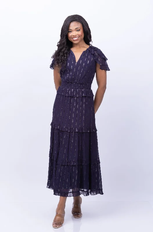 Shoshanna Dress in Navy