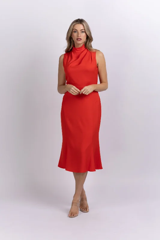 Shoshanna Audrey Dress in Poppy