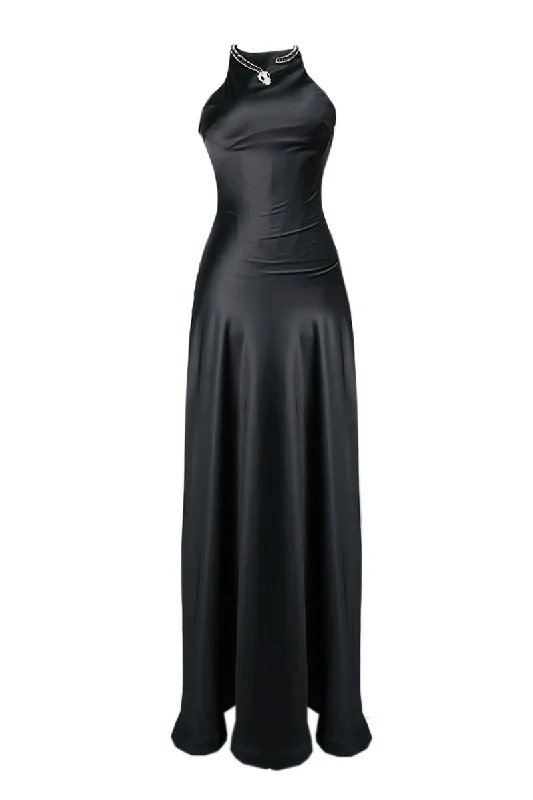 SLEEK SERPENTE EMBELLISHED GOWN