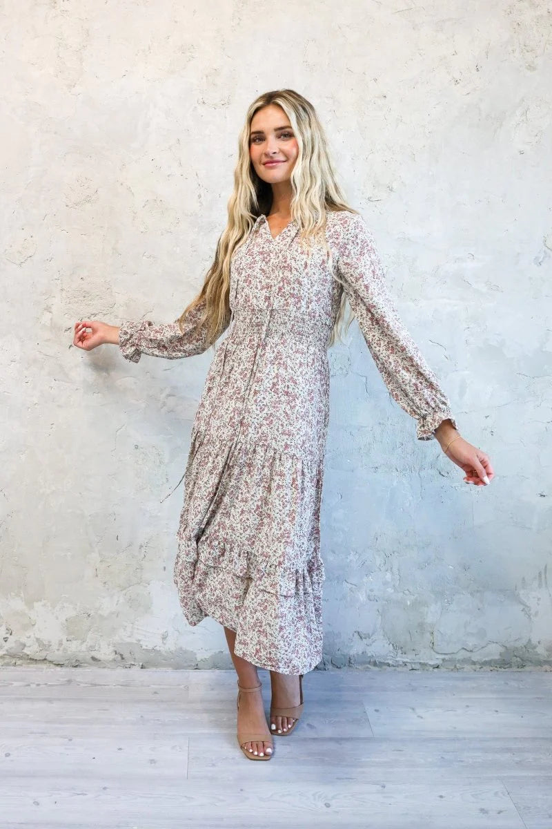 Wesley Dress in Delicate Rose- Misses & Plus (S-4X)