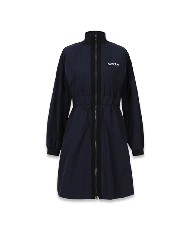 MACKY Golf: Front Zip-up Dress - Navy