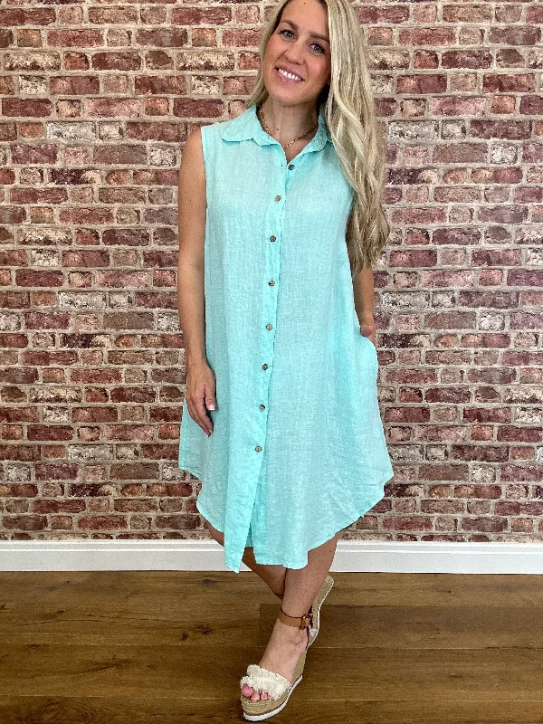 Neptune Linen Dress