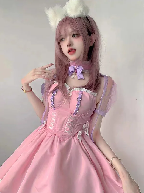 lolita cute COS anime dress A41147