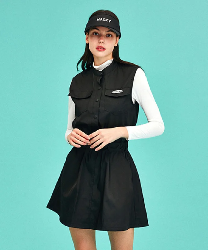 MACKY Golf: Marine Wearable Dress - Black