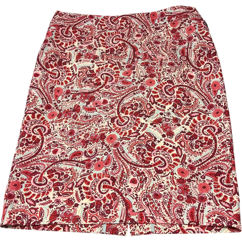 Skirt Mini & Short By Loft In Red, Size: L