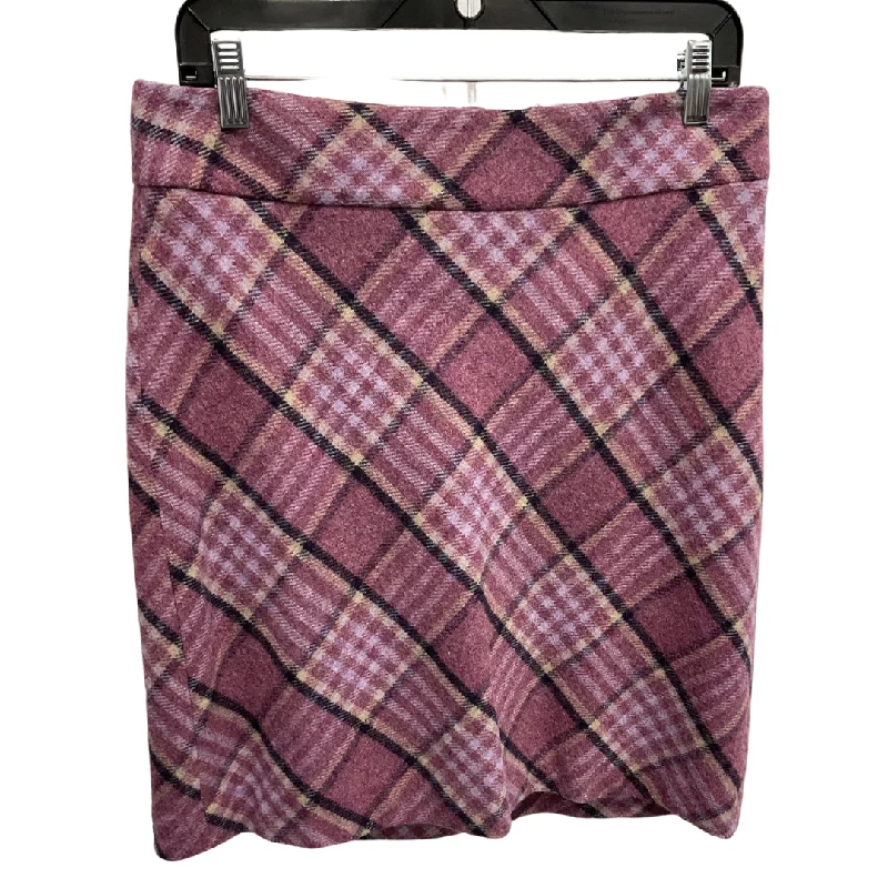 Skirt Mini & Short By Talbots In Purple, Size: M