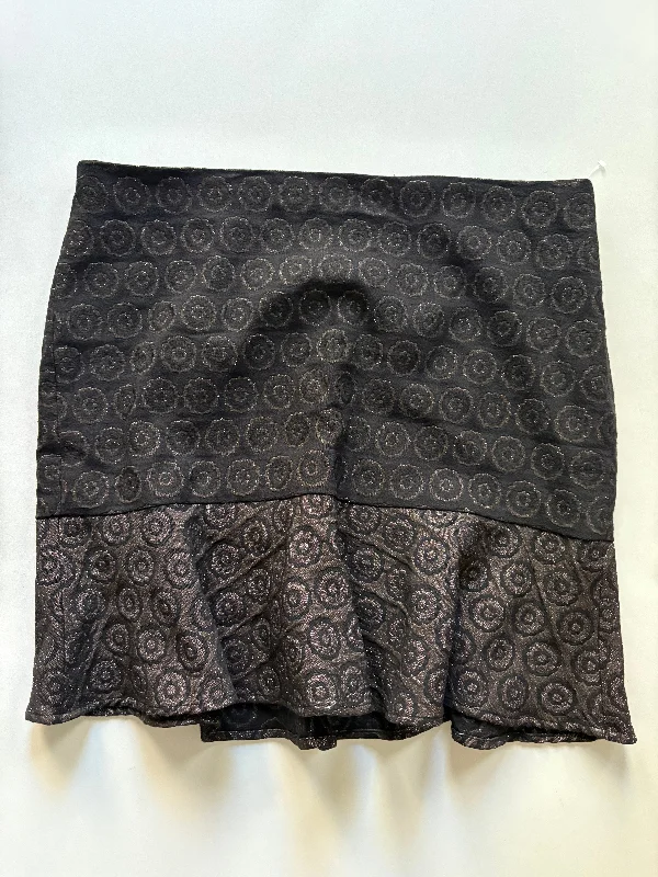 Skirt Mini & Short By Trina Turk In Black, Size: L