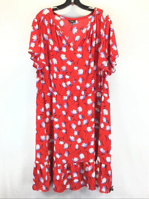 Dress Casual Midi By Talbots  Size: 2x