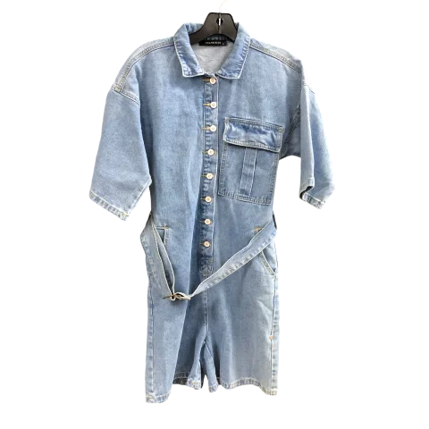 Romper By Cmc In Blue Denim, Size: S